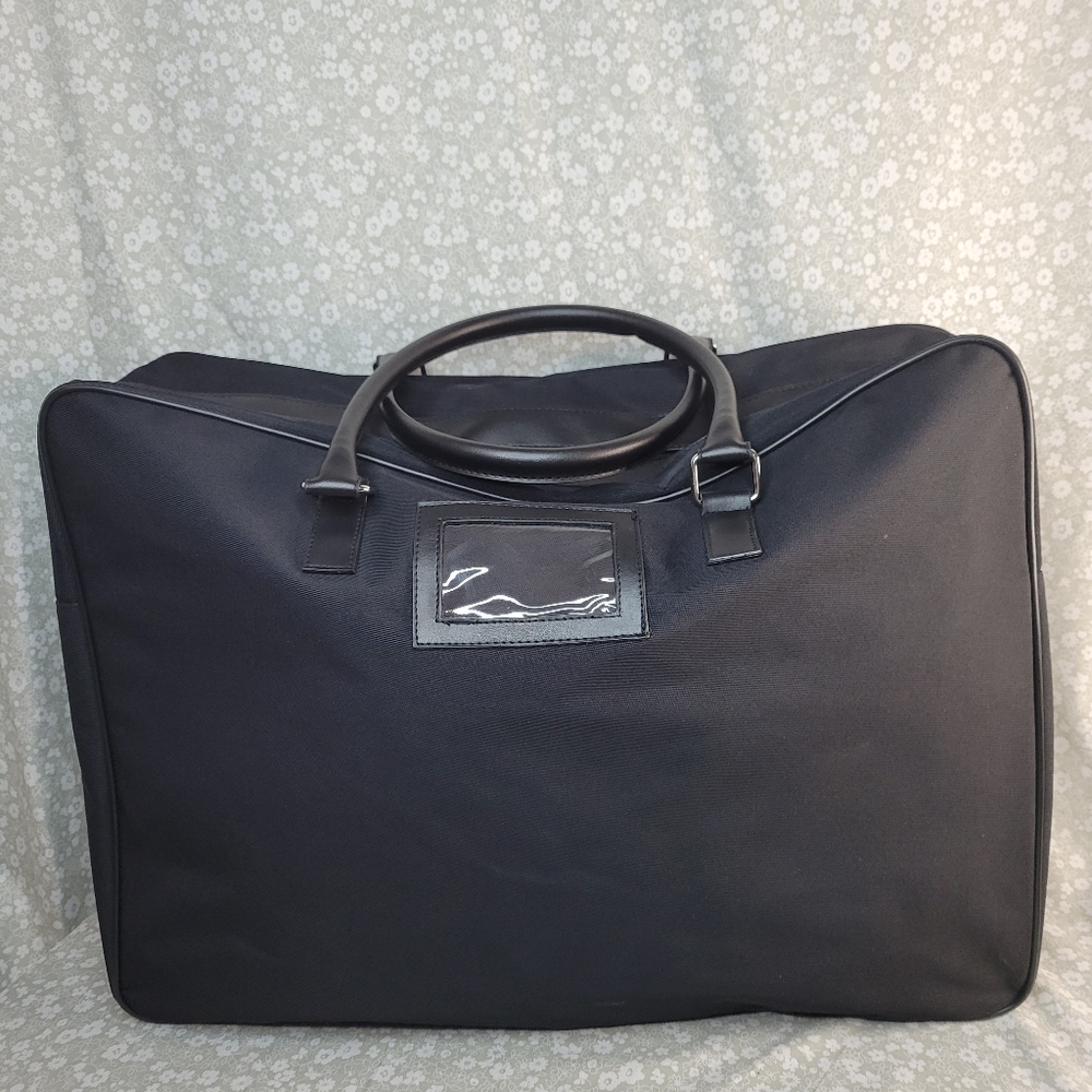 Calvin Klein Black Canvas Travel Bag, Luggage - Picture 2 of 12